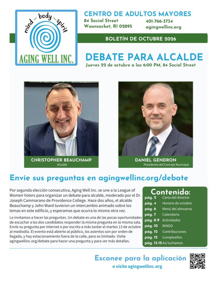 Portada del boletín de octubre de 2026, español
